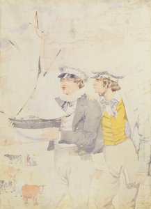 Jeugdleden van de Yacht Club, 1853 door Richard Dadd